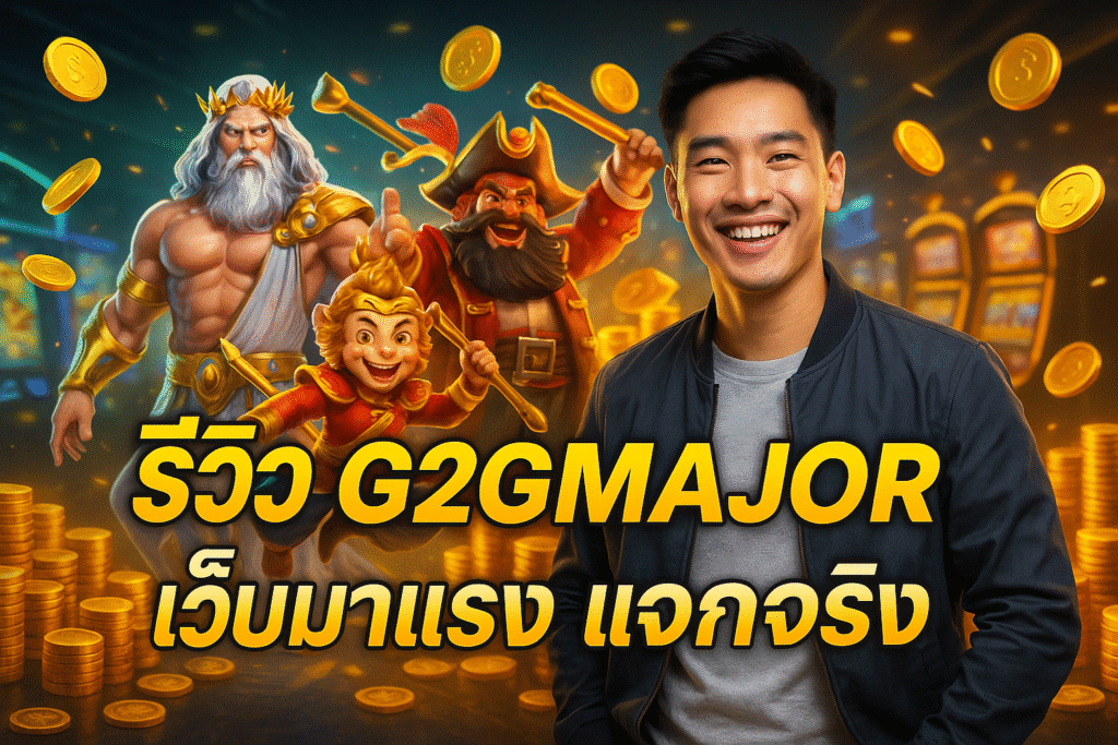 รีวิว G2GMAJOR เว็บมาแรง แจกจริง