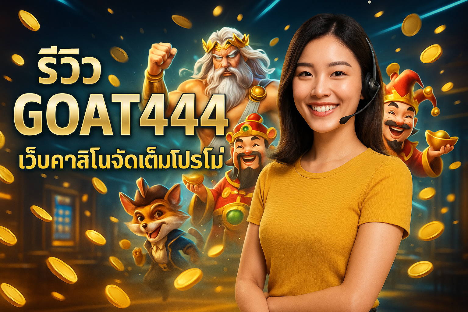รีวิว GOAT444 เว็บคาสิโนจัดเต็มโปรโมชั่น